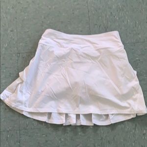 Lulu lemon white tennis  skirt